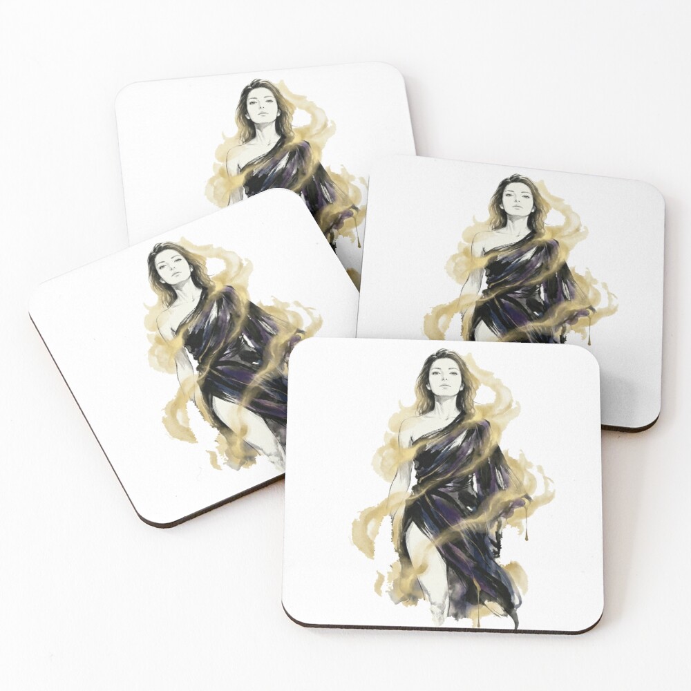 Item preview, Coasters (Set of 4) designed and sold by InkMindStudio.