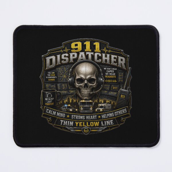 Item preview, 911 Dispatcher Calm In The Chaos Thin Yellow Line Design designed and sold by artistwill.