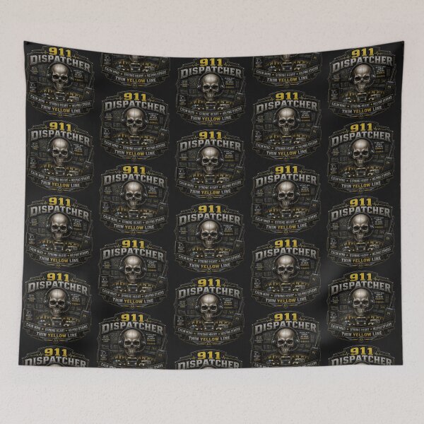 Item preview, 911 Dispatcher Calm In The Chaos Thin Yellow Line Design designed and sold by artistwill.