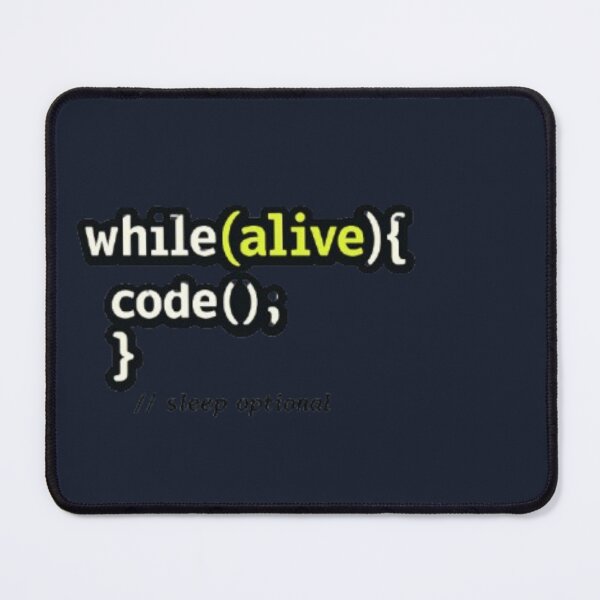 Item preview, While Alive Code Shirt – Funny Programmer Coding Humor Tee designed and sold by Mladen Rudonja Studio.