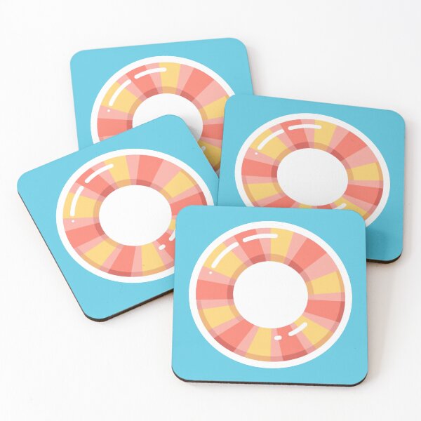 Item preview, Colorful Pool Floatie Illustration – Cute Minimal Summer Design designed and sold by TheStephanieRome.