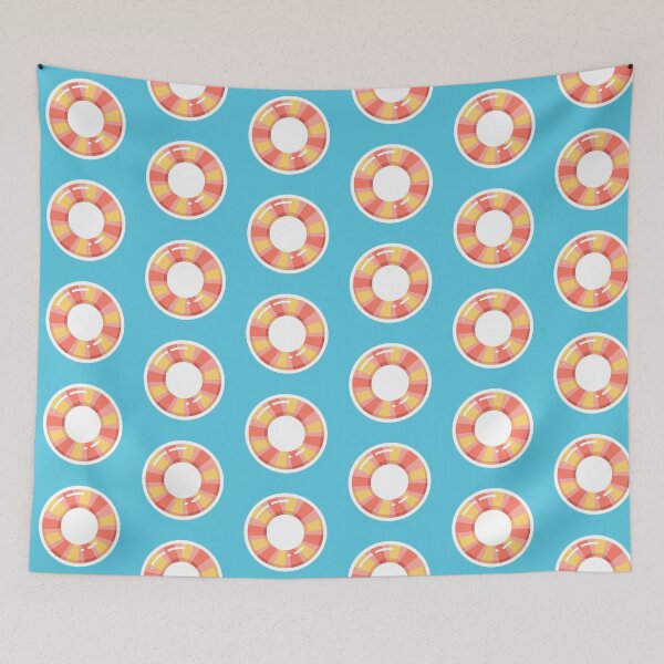 Item preview, Colorful Pool Floatie Illustration – Cute Minimal Summer Design designed and sold by TheStephanieRome.