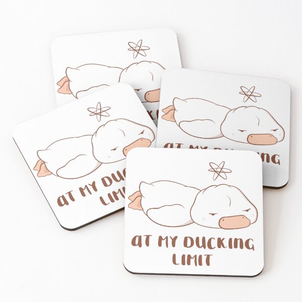 Item preview, at my ducking limit sarcastic duck designed and sold by mind over morgan .