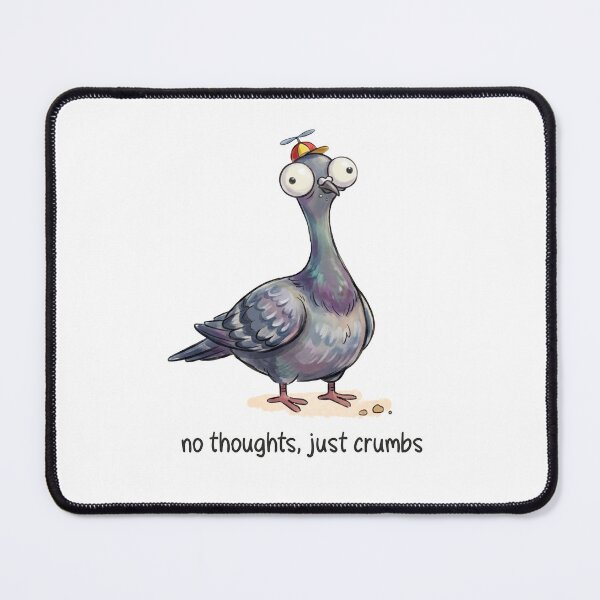 Item preview, Brain Offline - Derp Pigeon designed and sold by PaigePolyArt.