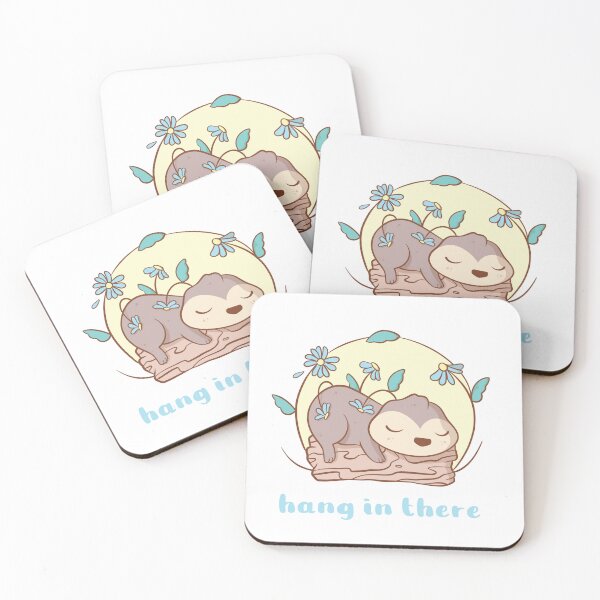 Item preview, hang in there sloth designed and sold by mind over morgan .