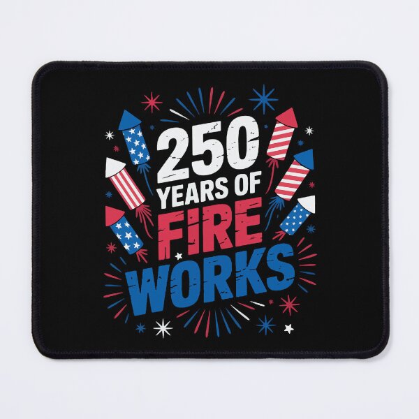 Item preview, USA 250 Years Of Fire Works Vintage America 1776–2026  designed and sold by ArtByKatti.