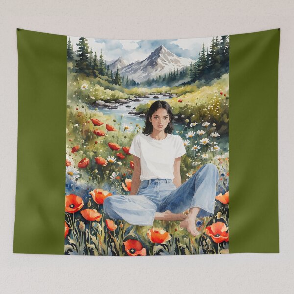 Item preview, ENJOYING THE FLOWER FIELD designed and sold by Tammera.