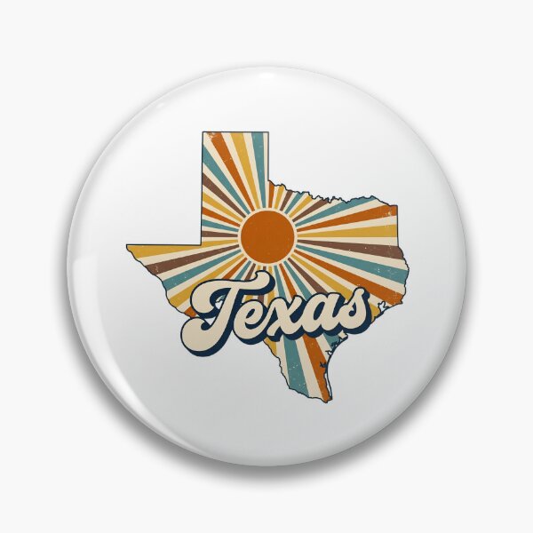 Item preview, Texas Retro Sunset State Silhouette – Vintage Distressed Design designed and sold by Paper Drip.