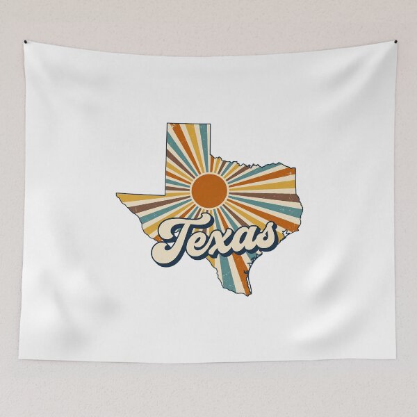Item preview, Texas Retro Sunset State Silhouette – Vintage Distressed Design designed and sold by Paper Drip.
