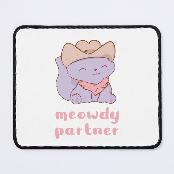 Item preview, meowdy partner cat pun designed and sold by mind over morgan .
