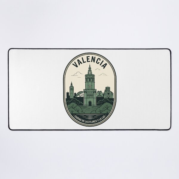 Item preview, Vintage Valencia Spain Travel Emblem Miguelete Tower designed and sold by k3rstman1.