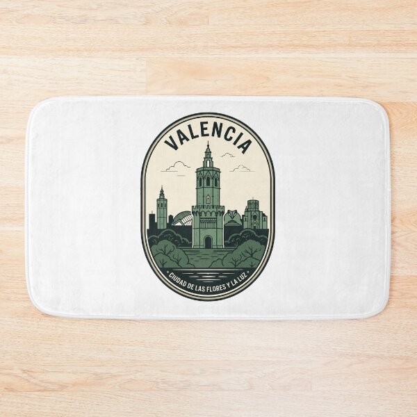 Item preview, Vintage Valencia Spain Travel Emblem Miguelete Tower designed and sold by k3rstman1.