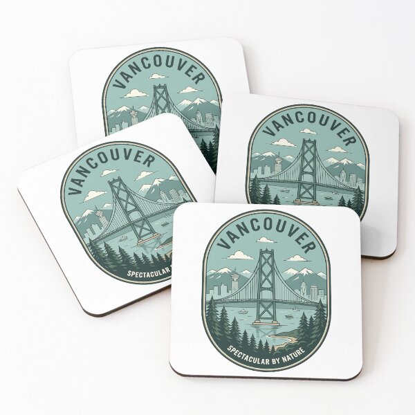 Item preview, Vintage Vancouver Lions Gate Bridge Nature Badge designed and sold by k3rstman1.
