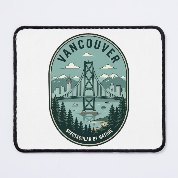Item preview, Vintage Vancouver Lions Gate Bridge Nature Badge designed and sold by k3rstman1.