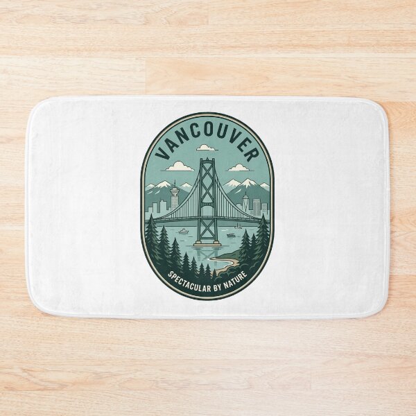 Item preview, Vintage Vancouver Lions Gate Bridge Nature Badge designed and sold by k3rstman1.