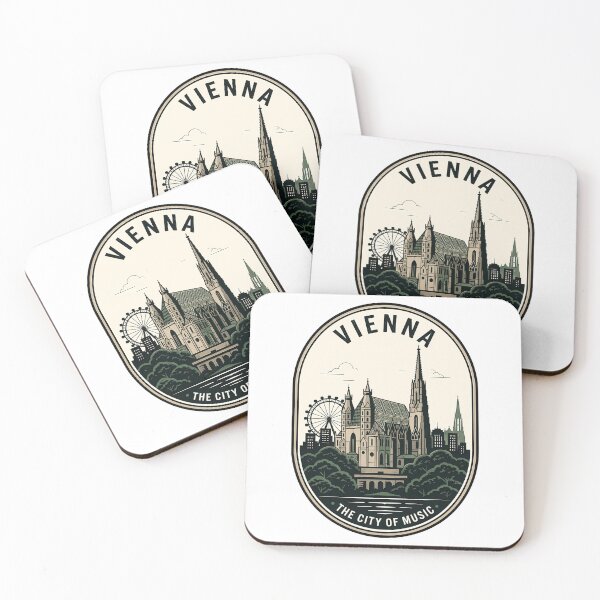 Item preview, Vintage Vienna Austria Skyline City of Music designed and sold by k3rstman1.