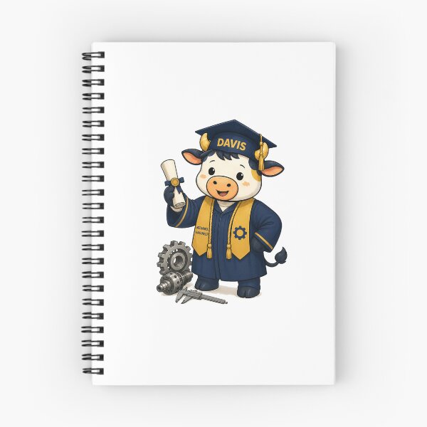 Item preview, UC Davis Cow (Graduation//Mechanical Engineer) designed and sold by Mr.designer.