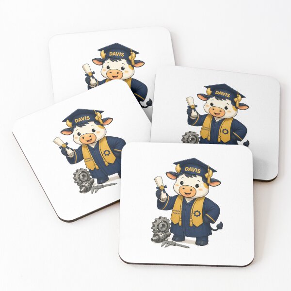 Item preview, UC Davis Cow (Graduation//Mechanical Engineer) designed and sold by Mr.designer.