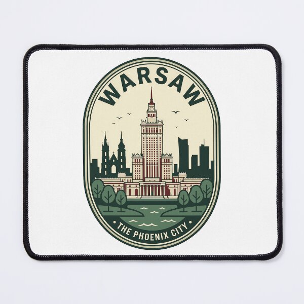 Item preview, Vintage Warsaw Poland Phoenix City Travel Emblem designed and sold by k3rstman1.