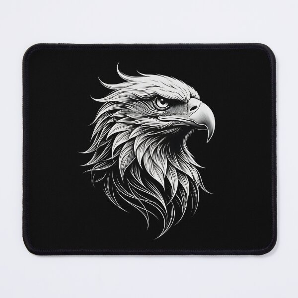 Item preview, Majestic Bald Eagle Head Tattoo Style designed and sold by UrbanPrts.