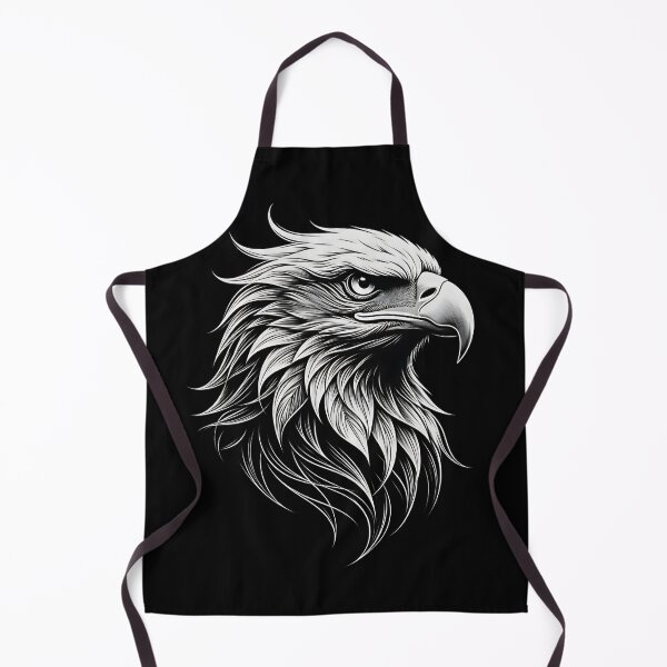 Item preview, Majestic Bald Eagle Head Tattoo Style designed and sold by UrbanPrts.