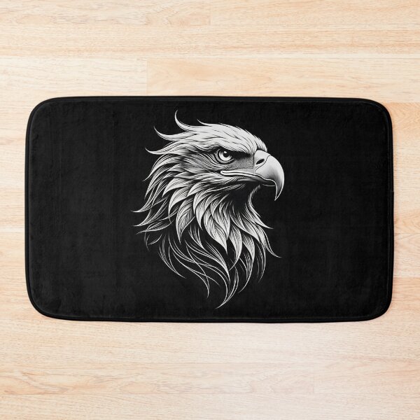 Item preview, Majestic Bald Eagle Head Tattoo Style designed and sold by UrbanPrts.