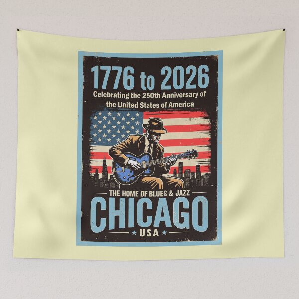 Item preview, CHICAGO - Celebrating 250th Anniversary of the United States of America 1776 to 2026 designed and sold by DBM Photo Art 1.