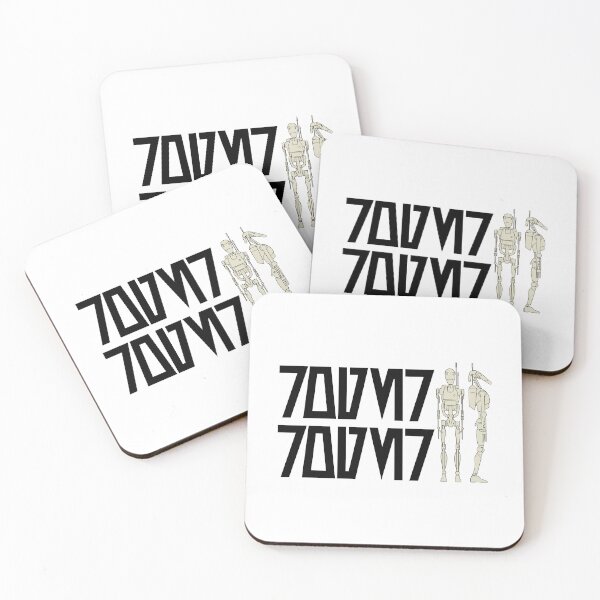 Item preview, Roger Roger Aurebesh - Battle Droid designed and sold by The Common Tee.