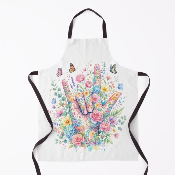 Item preview, I Love You Sign Language Floral Butterflies T-Shirt, ASL Love Gift, Deaf Pride Graphic Tee, Butterfly Hands Shirt designed and sold by pipolabco.