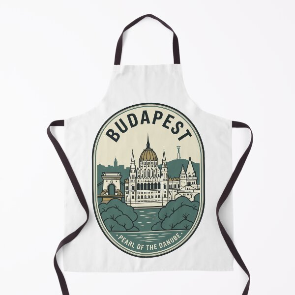 Item preview, Vintage Budapest Hungary Pearl of the Danube Badge designed and sold by k3rstman1.