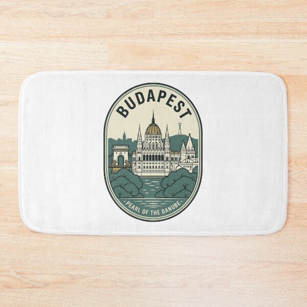 Item preview, Vintage Budapest Hungary Pearl of the Danube Badge designed and sold by k3rstman1.