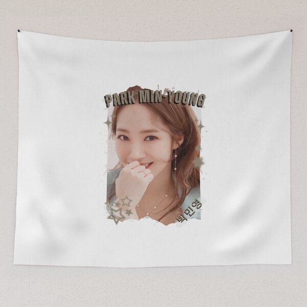 Item preview, Park Min-young — 박민영 Korean Actress K-Drama Korea Entertainment Collage Digital Art Portrait designed and sold by AJUNICE STUDIO.