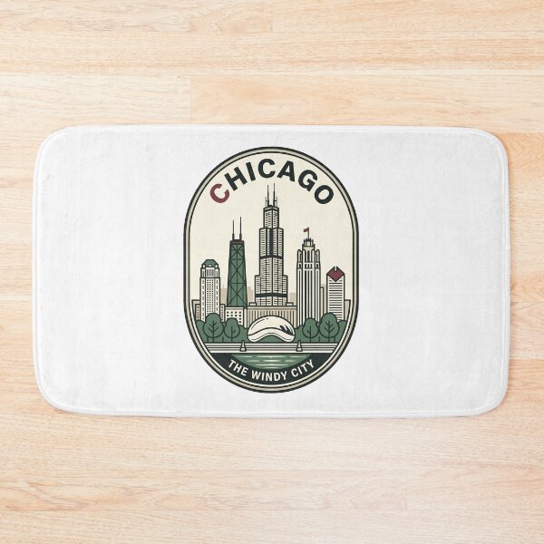 Item preview, Vintage Chicago Skyline The Windy City Badge designed and sold by k3rstman1.