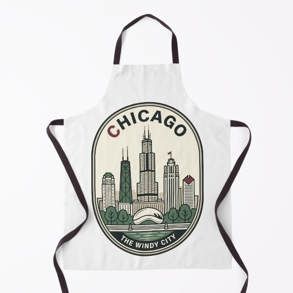 Item preview, Vintage Chicago Skyline The Windy City Badge designed and sold by k3rstman1.