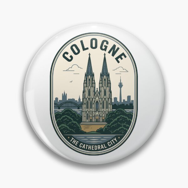 Item preview, Vintage Cologne Cathedral City Germany Travel Badge designed and sold by k3rstman1.