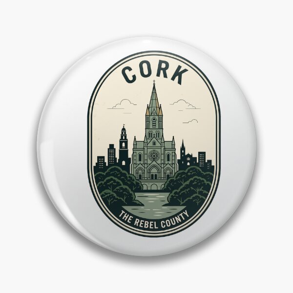 Item preview, Vintage Cork Ireland Rebel County Heritage Badge designed and sold by k3rstman1.