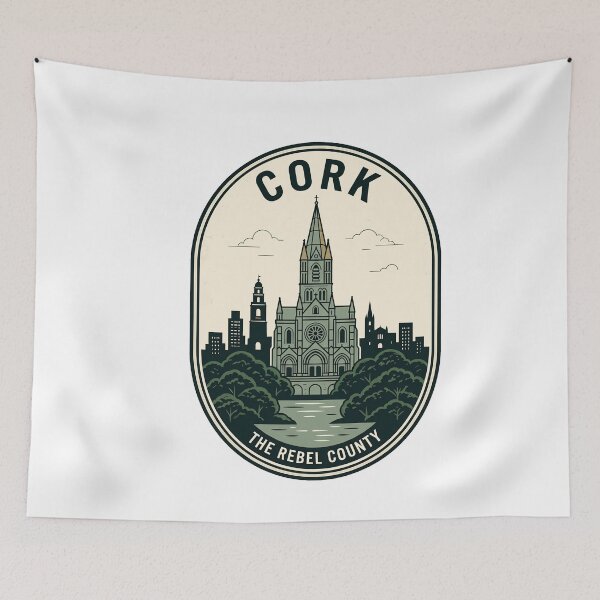 Item preview, Vintage Cork Ireland Rebel County Heritage Badge designed and sold by k3rstman1.