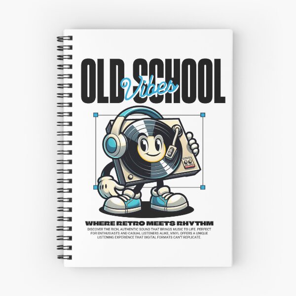Item preview, VINYL - Old School Wax Guy (Black) designed and sold by Discothreadz.