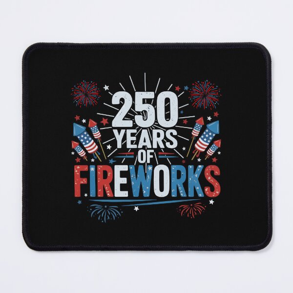 Item preview, USA 250 Years Of Fire Works Vintage America 1776–2026 designed and sold by ArtByKatti.