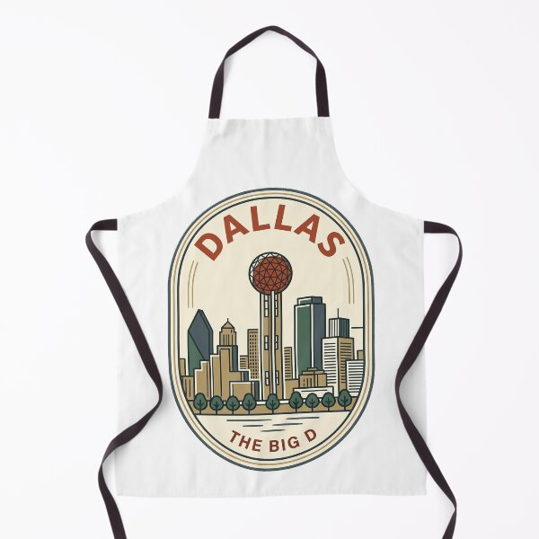 Item preview, Vintage Dallas Texas Skyline Retro City Badge designed and sold by k3rstman1.
