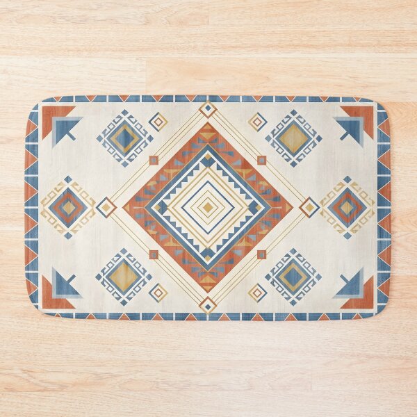 Item preview, Modern Southwestern Terracotta Diamond Art Illustration designed and sold by arteresting-art.