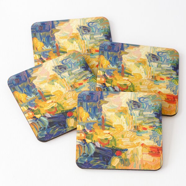 Item preview, Colorful Abstract Painting  designed and sold by Vicky Brago-Mitchell®.