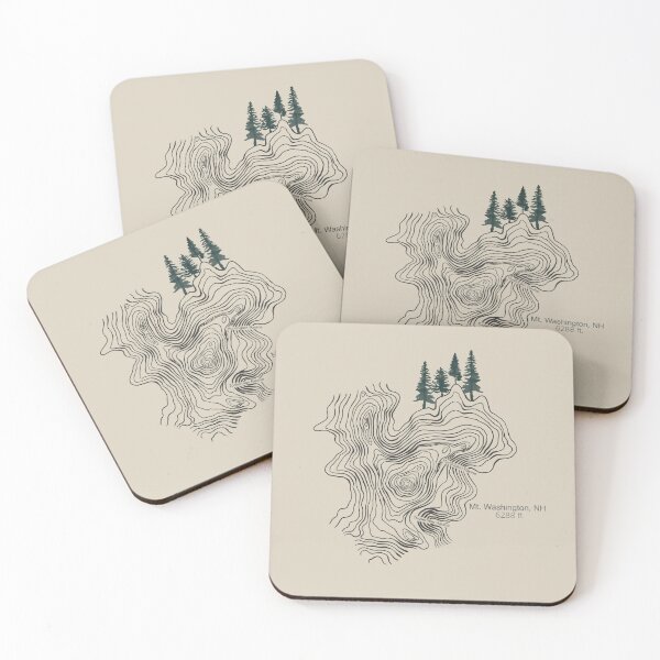 Item preview, Mt Washington Hiking Map designed and sold by Spilled--Ink.
