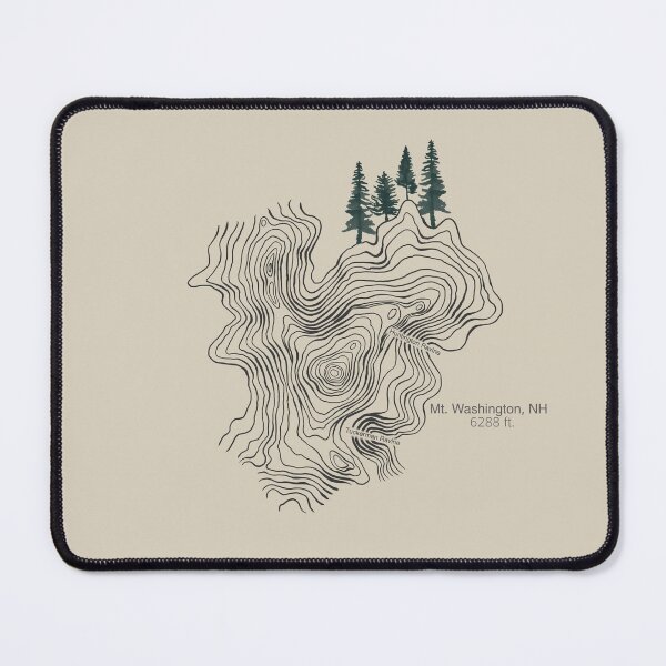 Item preview, Mt Washington Hiking Map designed and sold by Spilled--Ink.