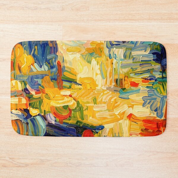 Item preview, Colorful Abstract Painting  designed and sold by Vicky Brago-Mitchell®.