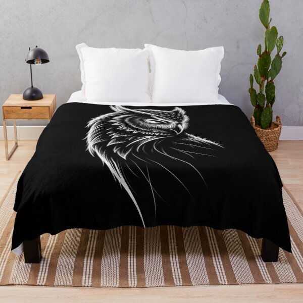Item preview, Dark Aesthetic Owl Portrait Linework Graphic designed and sold by UrbanPrts.