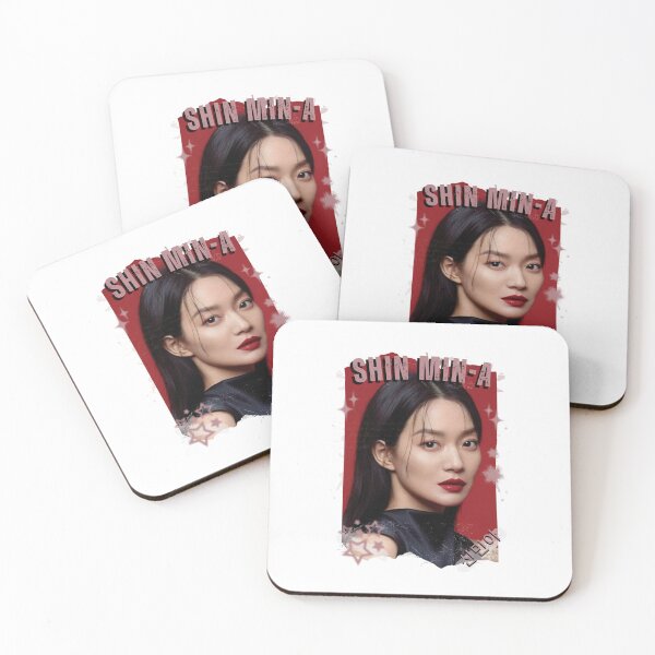 Item preview, Shin Min-a — 신민아 Korean Actress K-Drama Korea Entertainment Collage Digital Art Portrait designed and sold by AJUNICE STUDIO.