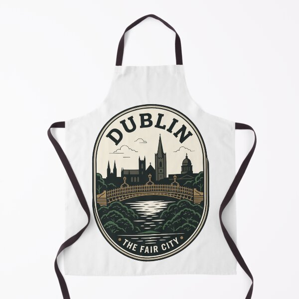 Item preview, Vintage Dublin Ireland Skyline Ha'penny Bridge Badge designed and sold by k3rstman1.