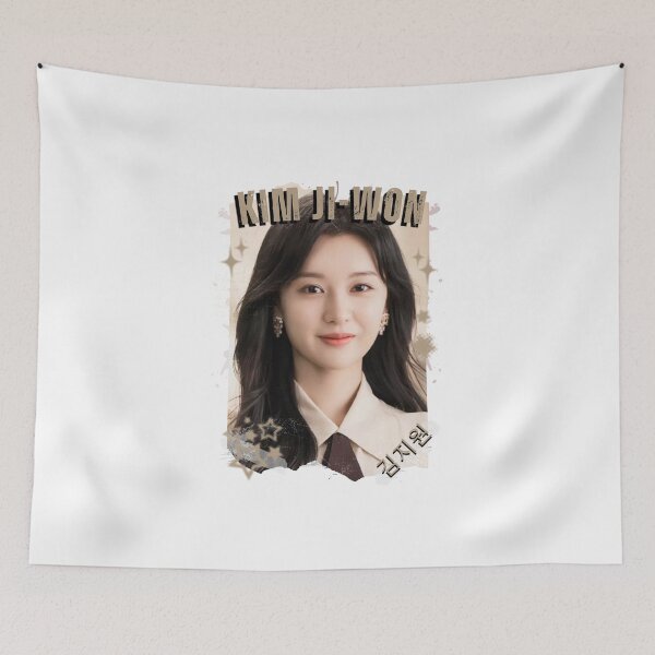 Item preview, Kim Ji-won — 김지원 Korean Actress K-Drama Korea Entertainment Collage Digital Art Portrait designed and sold by AJUNICE STUDIO.