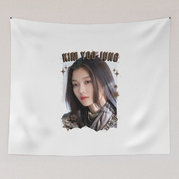 Item preview, Kim Yoo-jung — 김유정 Korean Actress K-Drama Korea Entertainment Collage Digital Art Portrait designed and sold by AJUNICE STUDIO.